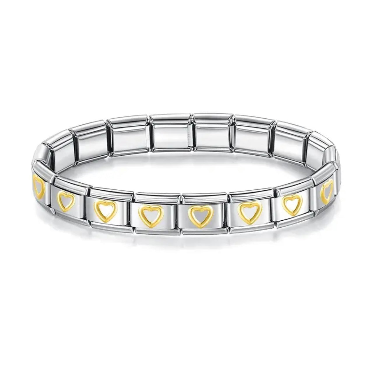 BRAZALETE FIGURAS DORADAS