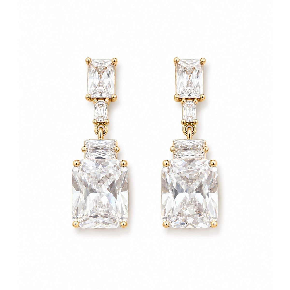 ARETE RECTÁNGULO COLGANTE CZ CLEAR