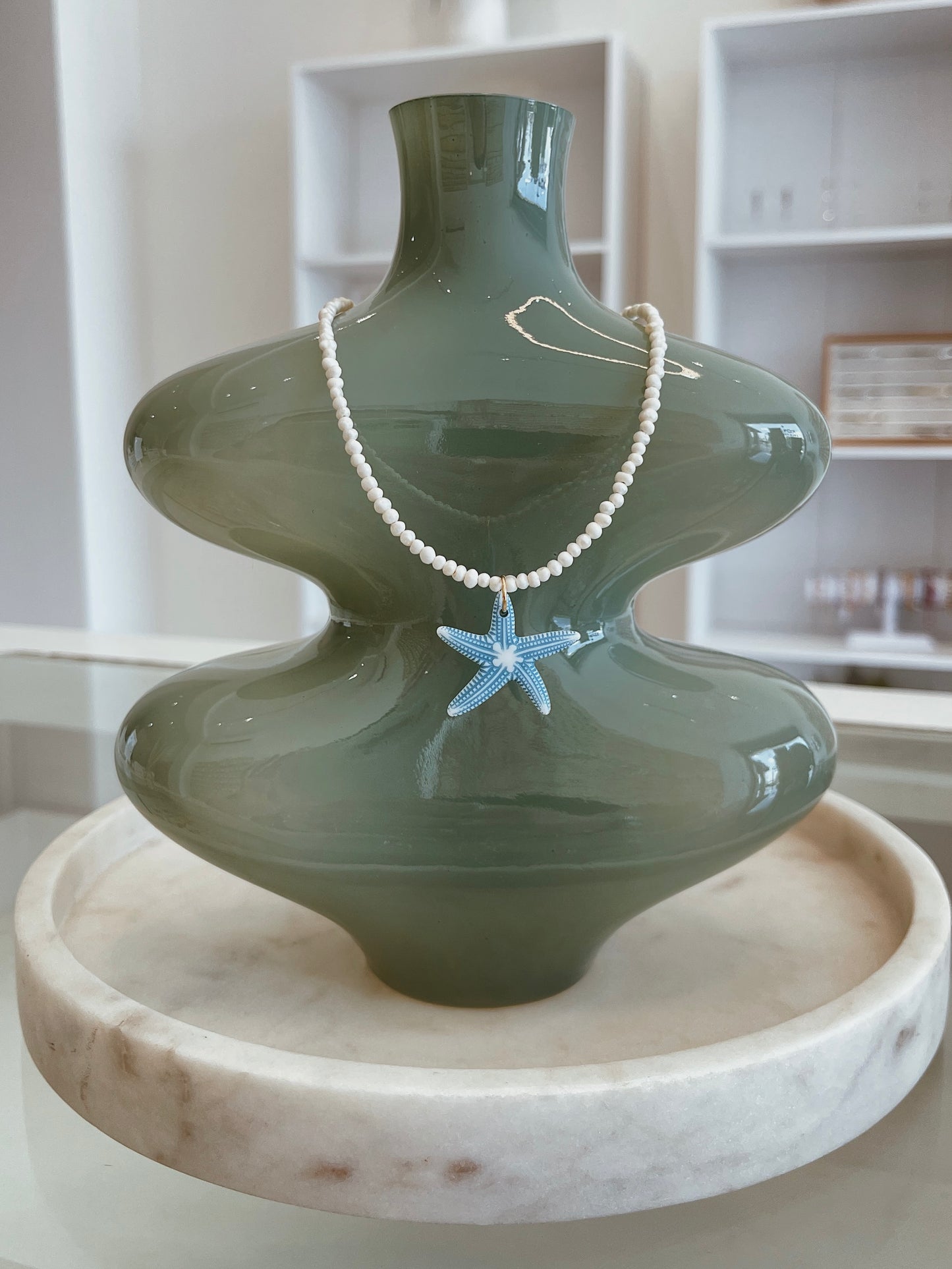COLLAR ESTRELLA DE MAR AZUL