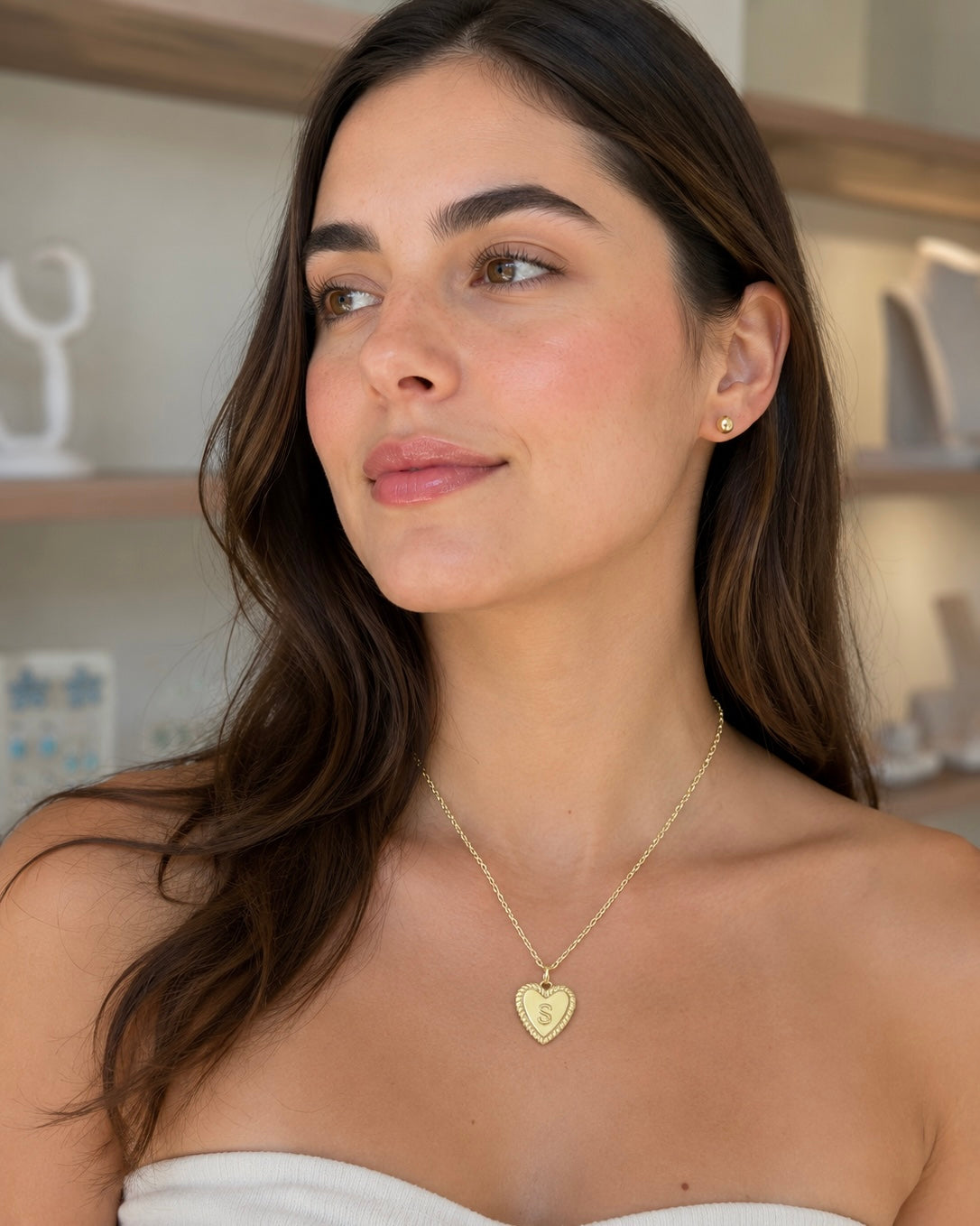 COLLAR INICIAL CORAZÓN