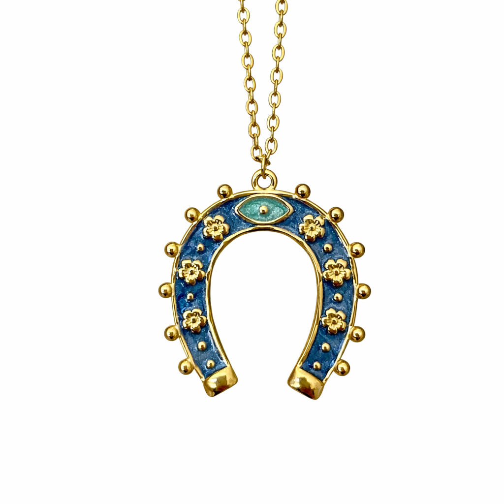 COLLAR HERRADURA ESMALTADA