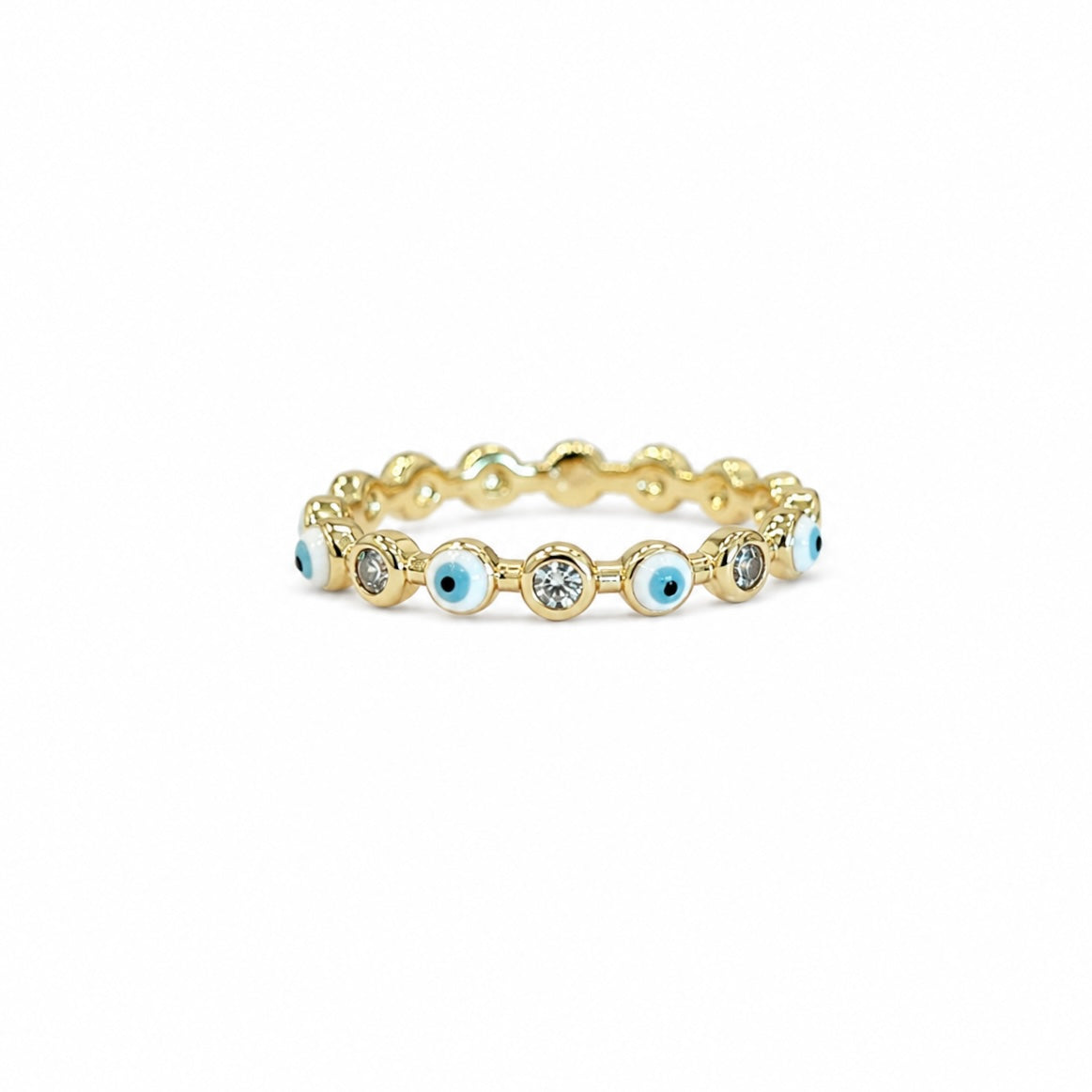 ANILLO OJITO CÍRCULOS CZ
