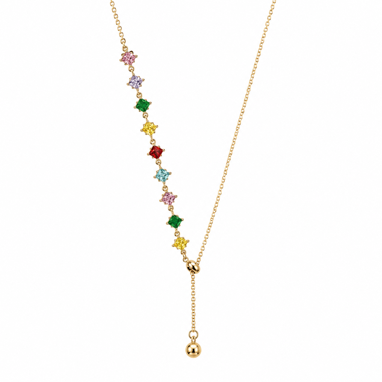COLLAR GEMAS COLORES
