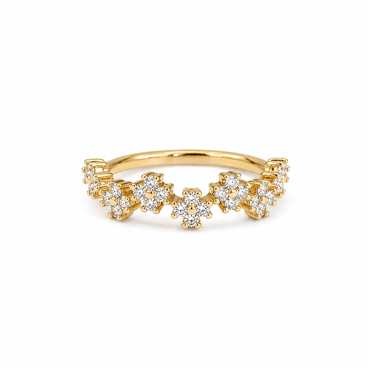 ANILLO TIARA FLORAL CZ