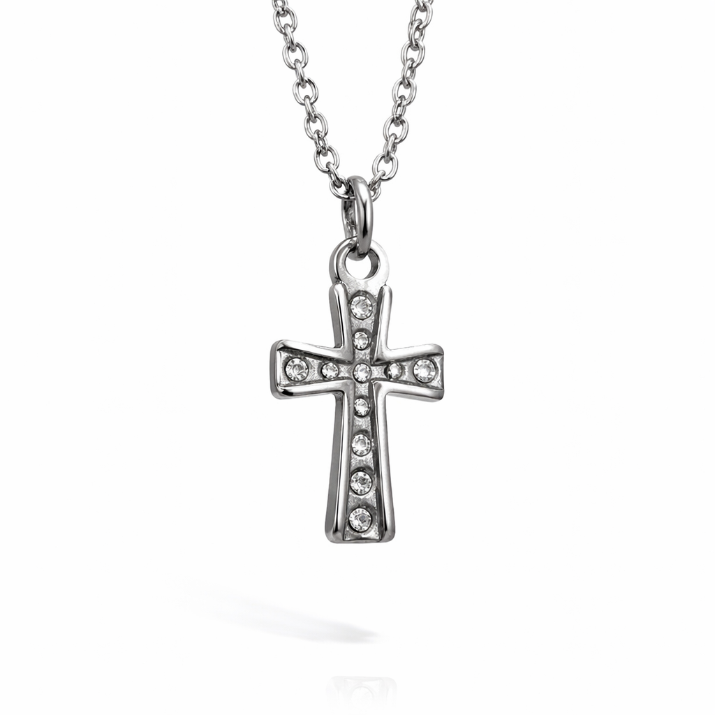 COLLAR CRUZ CIRCONIA