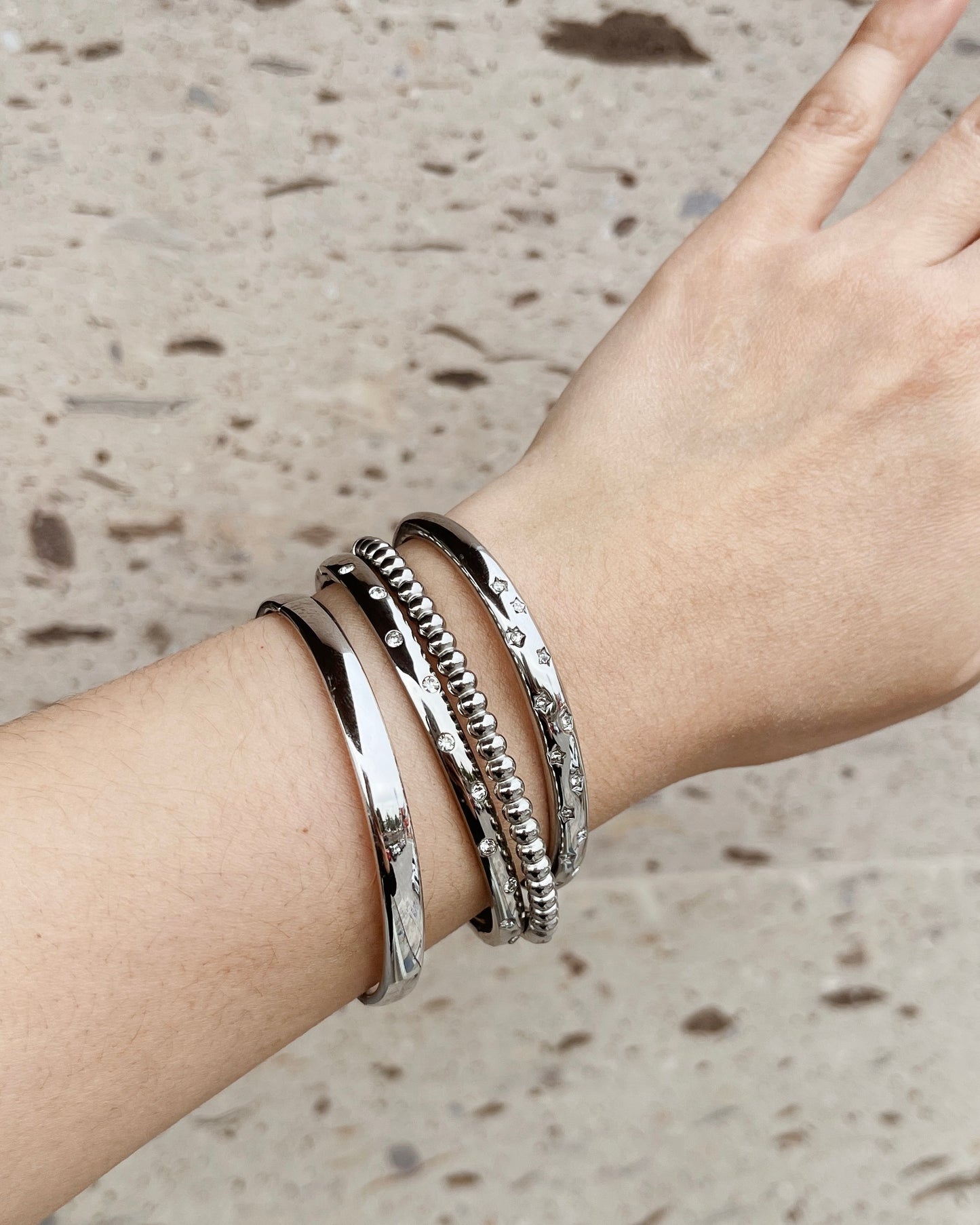 BRAZALETE SILVER DOTS