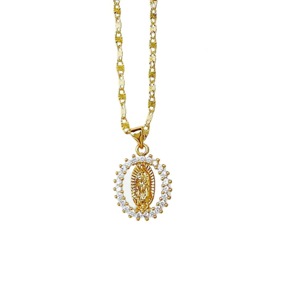 COLLAR VIRGEN OVALADA