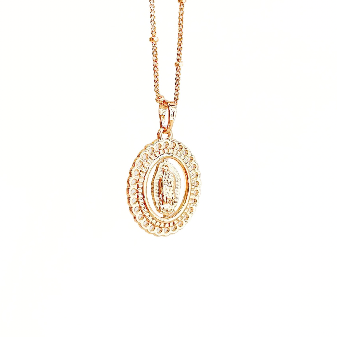 COLLAR VIRGEN MANDALA