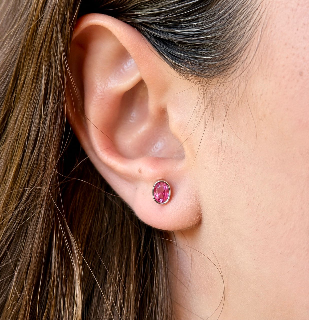 ARETE OVAL MINI PINK