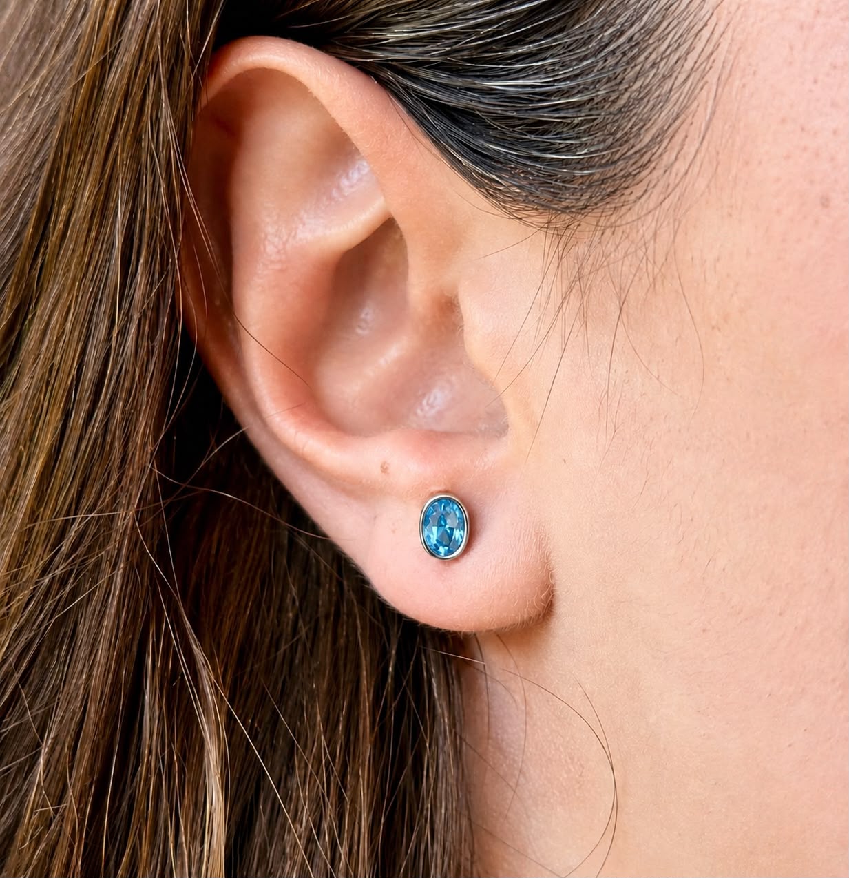 ARETE OVAL MINI BLUE