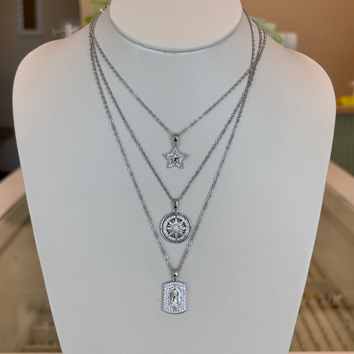 COLLAR PLACA SOL CIRCULAR