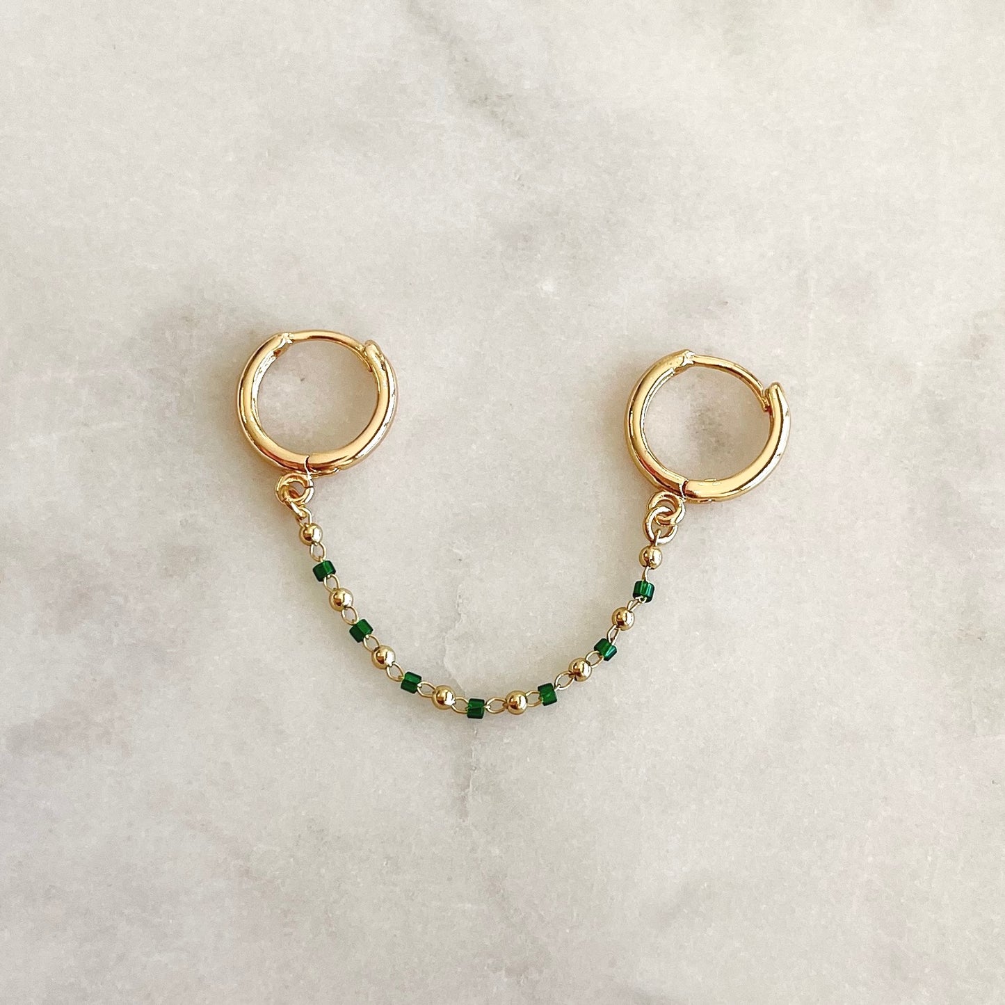 Piercing Cadena Verde