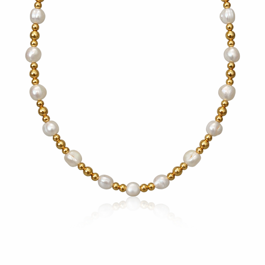 COLLAR PERLA GOLD