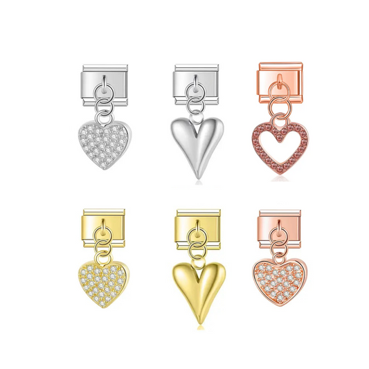 Colgante Corazones