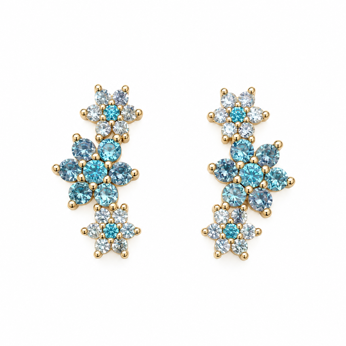 ARETE BLUE FLOWERS