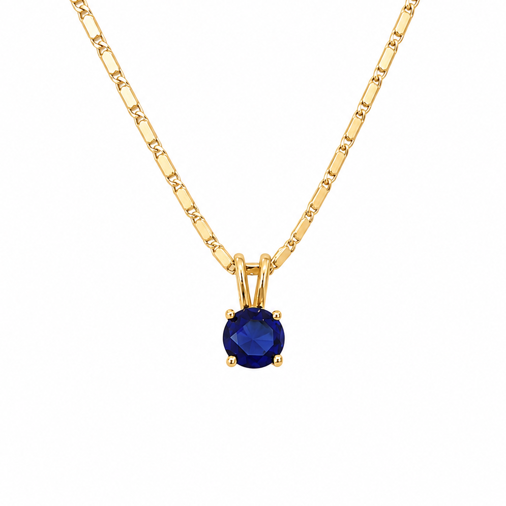 COLLAR CELESTE