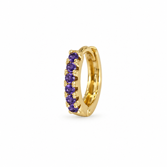 PURPLE CRYSTALS PIERCING