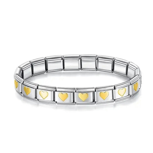 BRAZALETE FIGURAS DORADAS