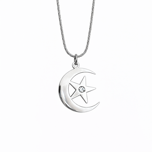 COLLAR LUNA Y ESTRELLA