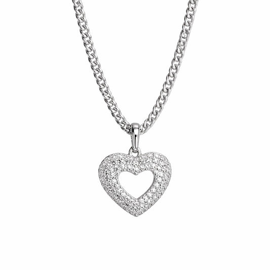 COLLAR CORAZÓN HUECO