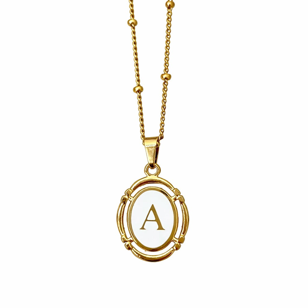 COLLAR INICIAL VINTAGE