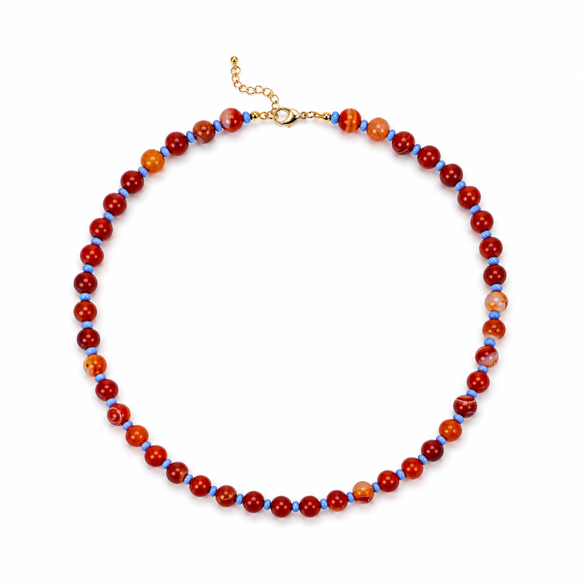 COLLAR PIEDRA NATURAL Y CHAQUIRON