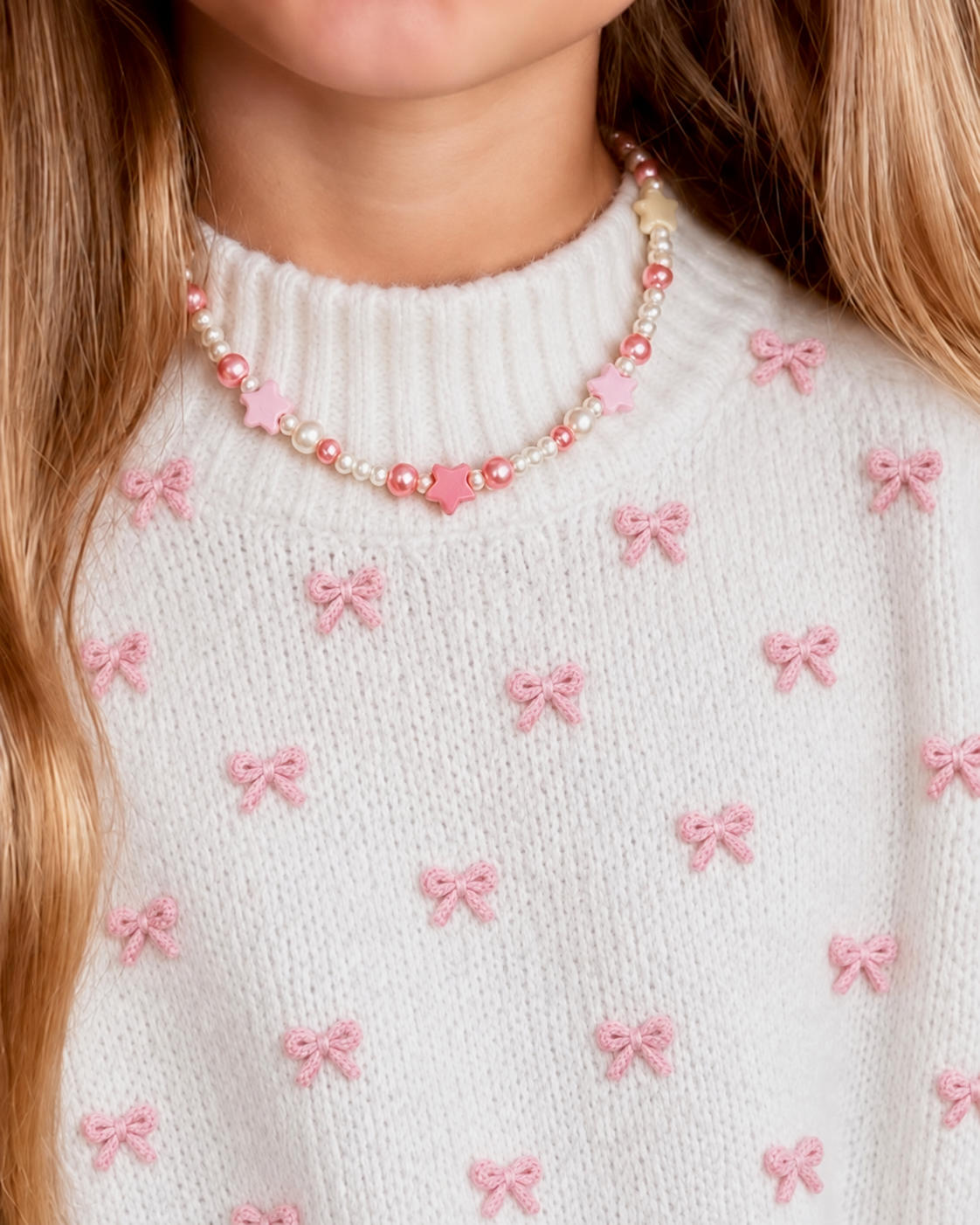 PINK STARS NECKLACE