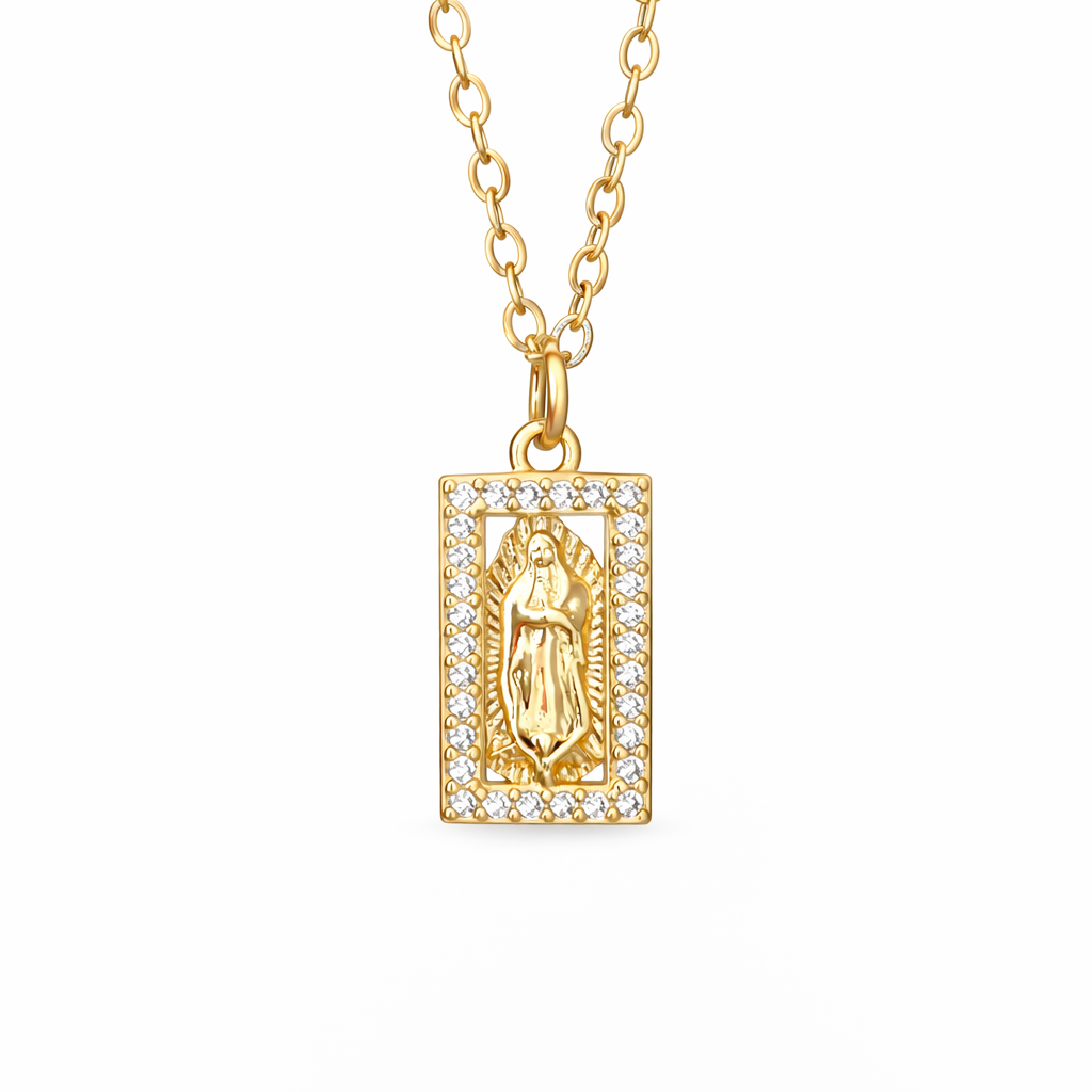 COLLAR VIRGENCITA RECTANGULÁR