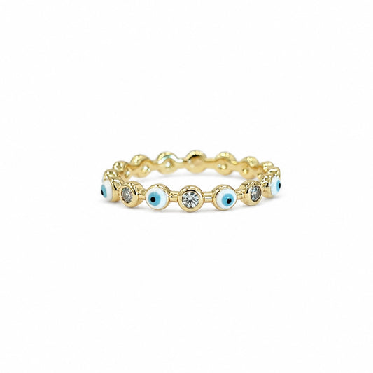 ANILLO OJITO CÍRCULOS CZ