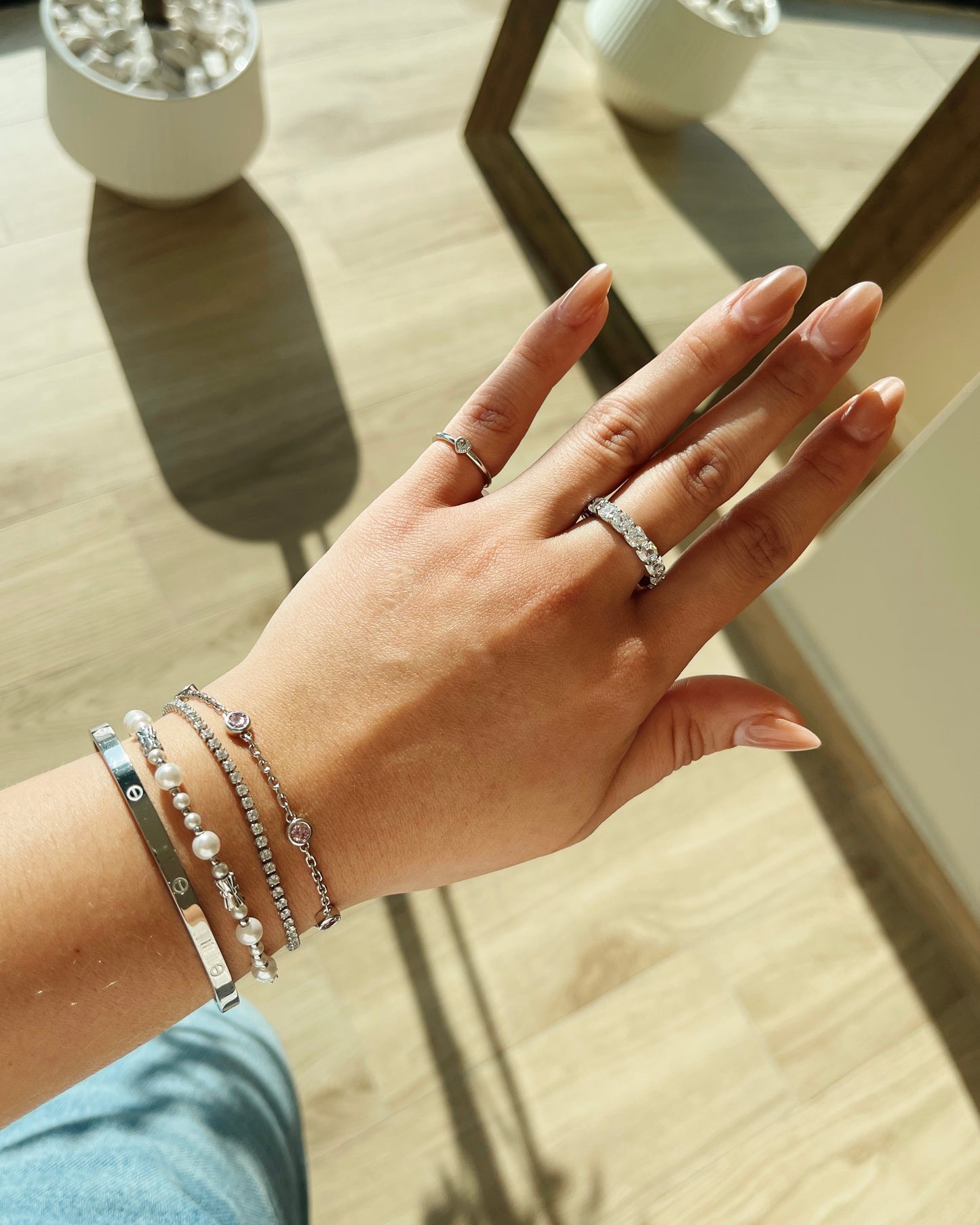 PULSO CIRCULAR CZ ROSA
