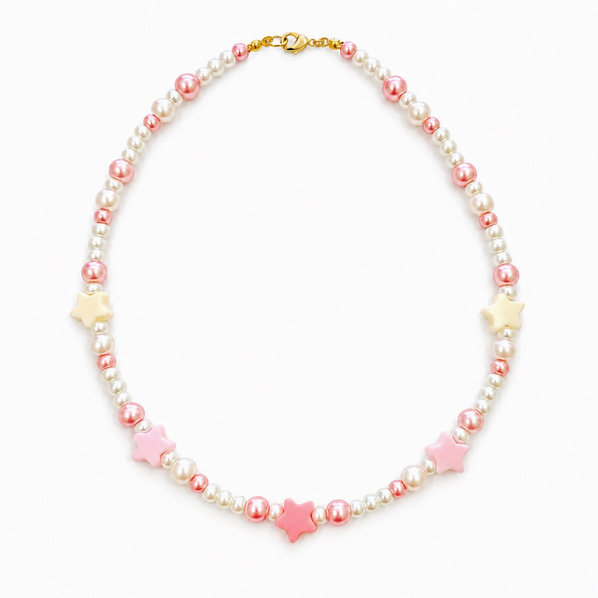 PINK STARS NECKLACE