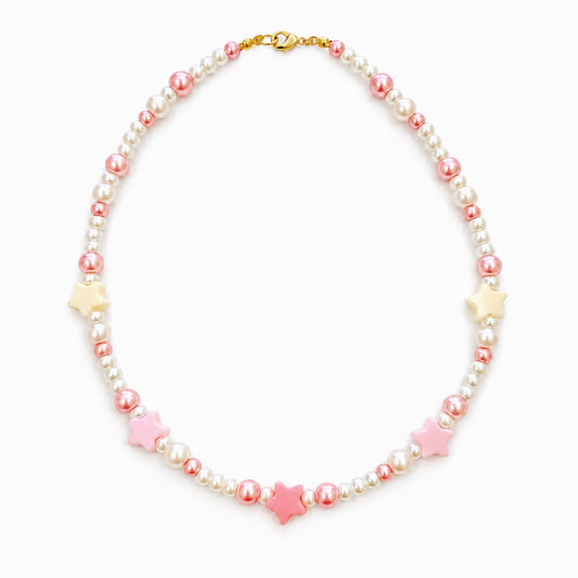PINK STARS NECKLACE
