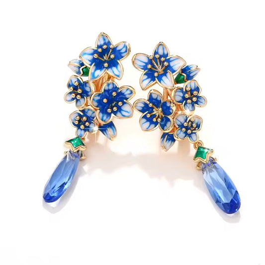 ARETE BLUE FLOWERS