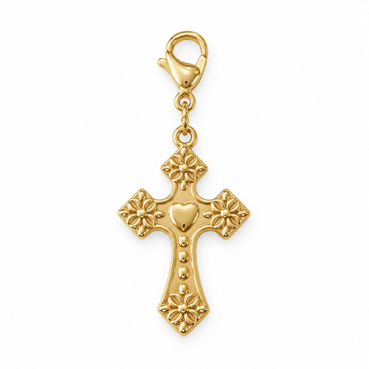 CHARM CRUZ CORAZÓN