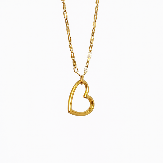 COLLAR CORAZÓN CONTORNO