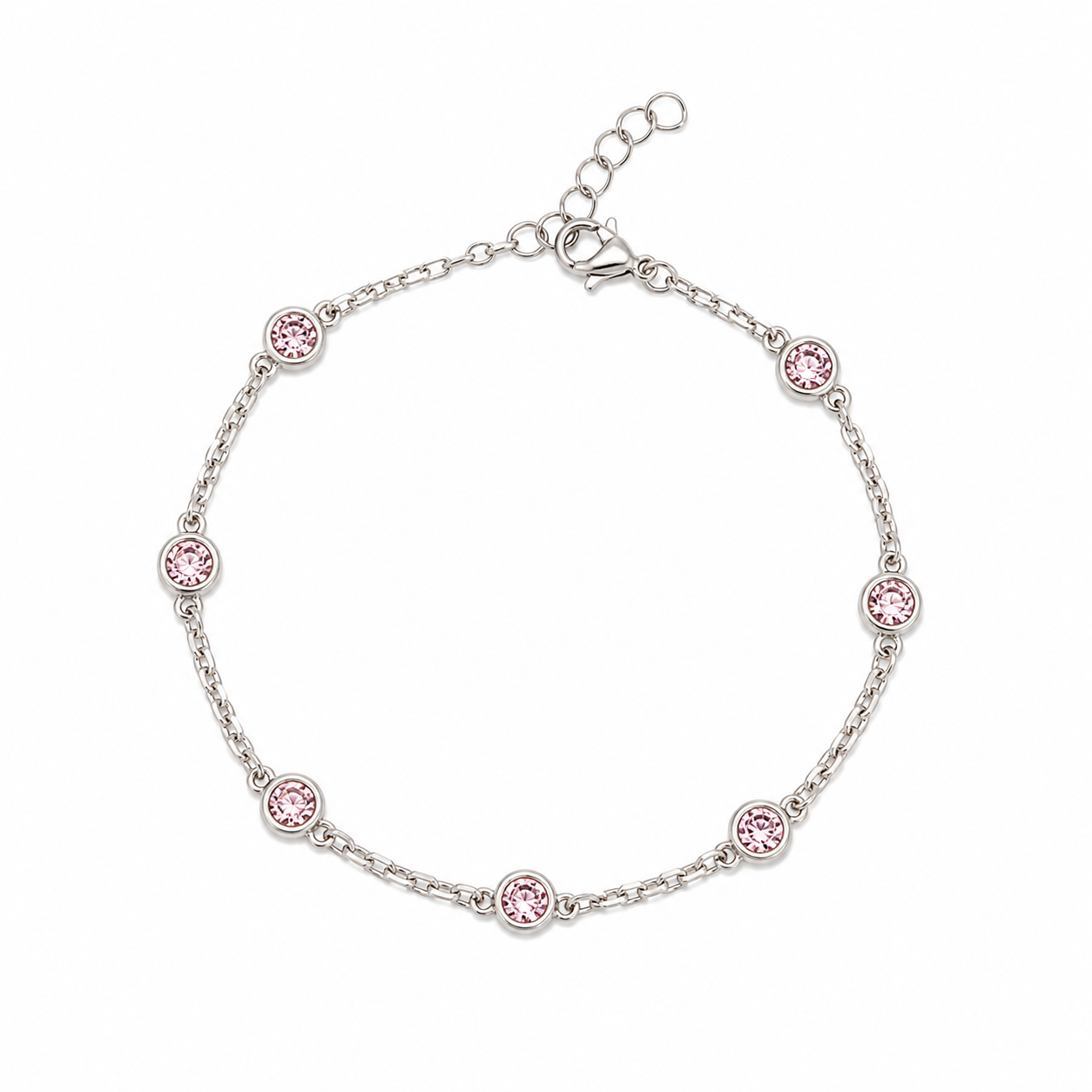 PULSO CIRCULAR CZ ROSA