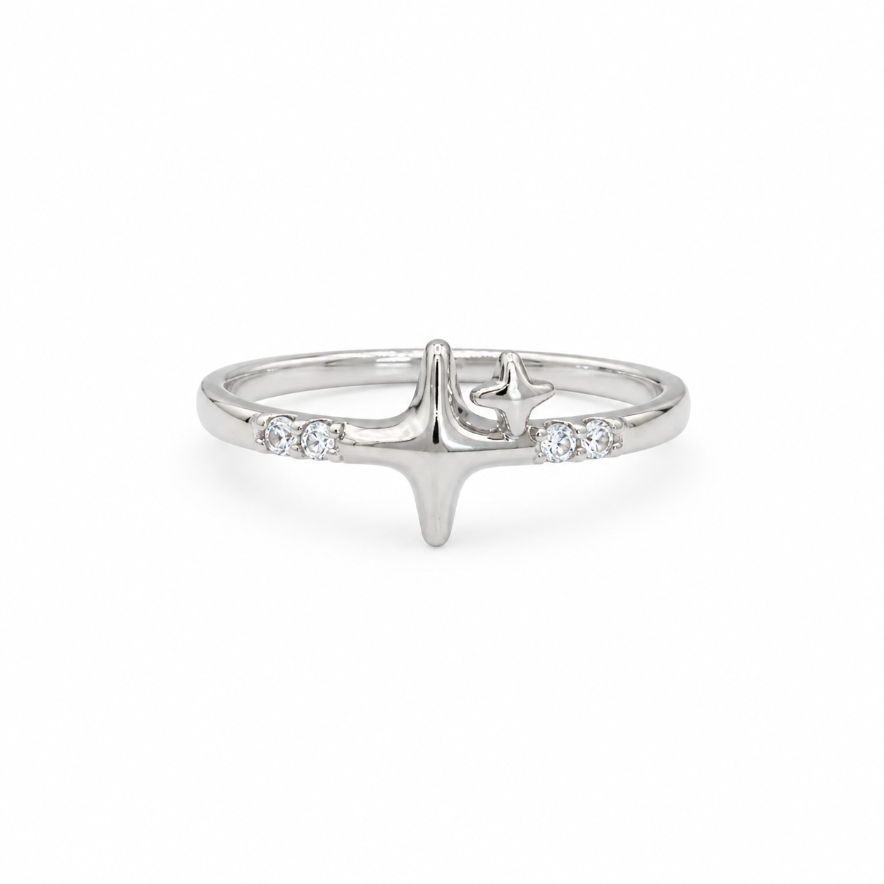 ANILLO MEDIO DEDO DESTELLO CZ PLAT