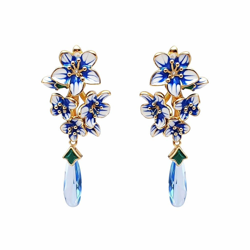 ARETE BLUE FLOWERS