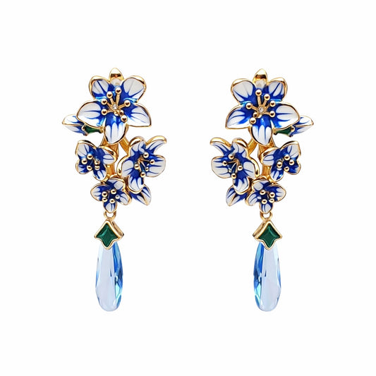ARETE BLUE FLOWERS