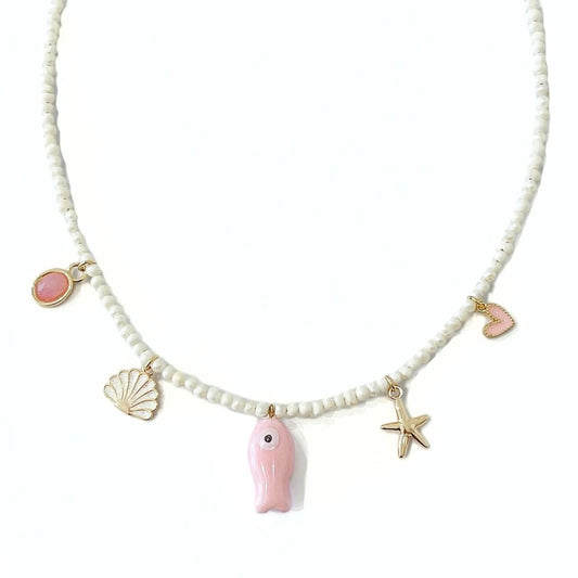 COLLAR PINK WAVES