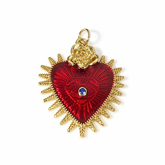 DIJE CORAZÓN ROJO
