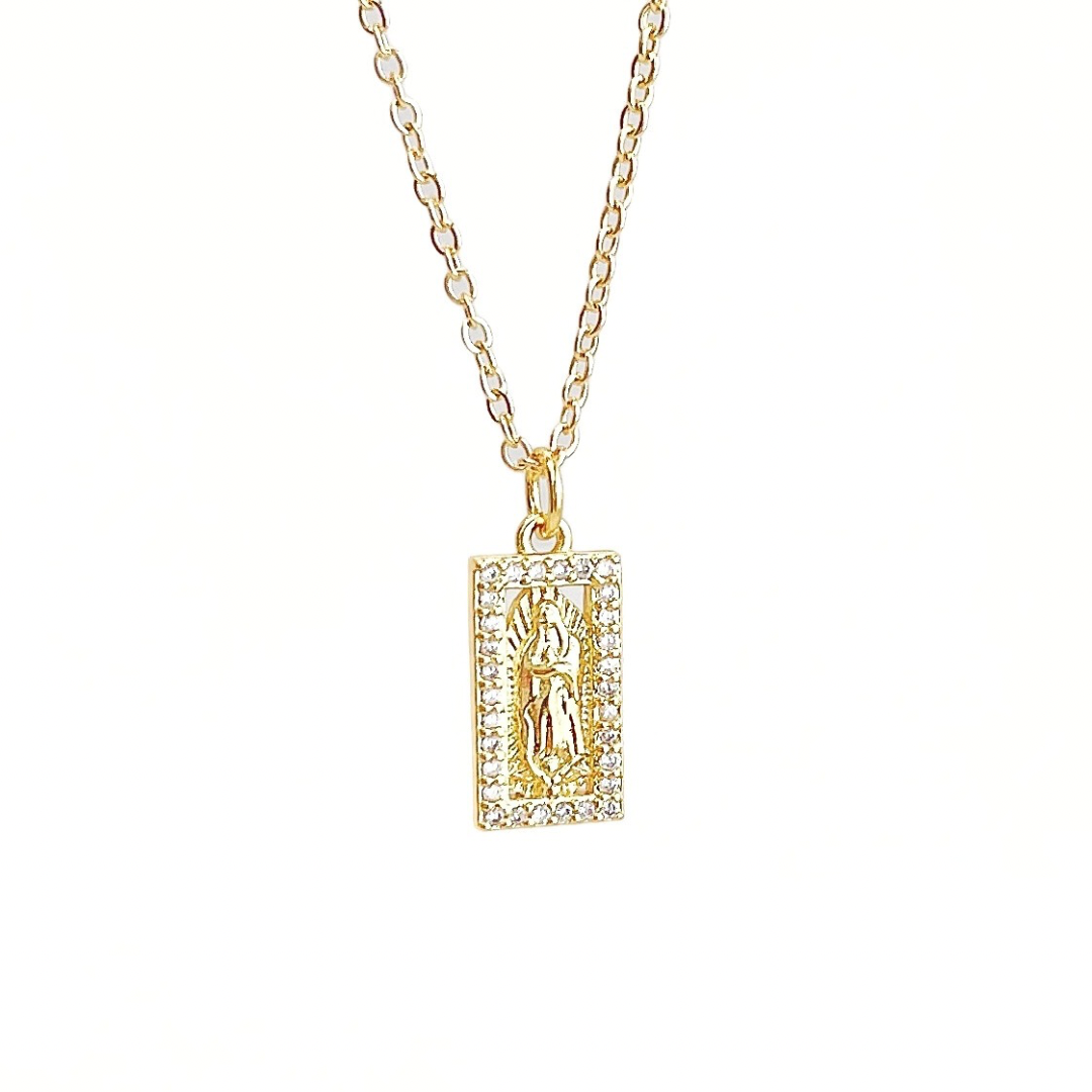 COLLAR VIRGENCITA RECTANGULÁR