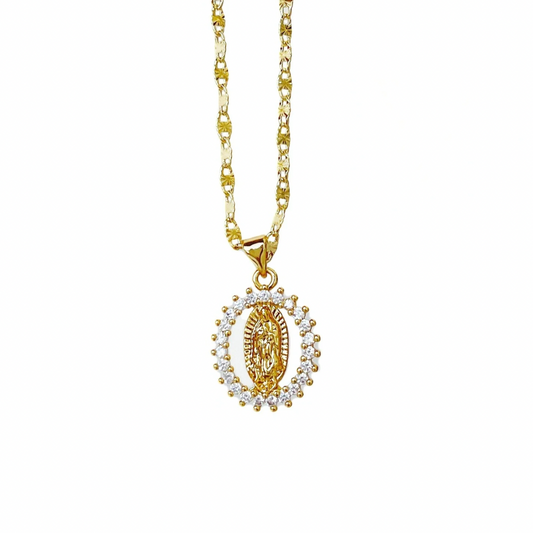 COLLAR VIRGEN OVALADA
