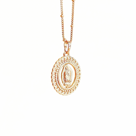 COLLAR VIRGEN MANDALA