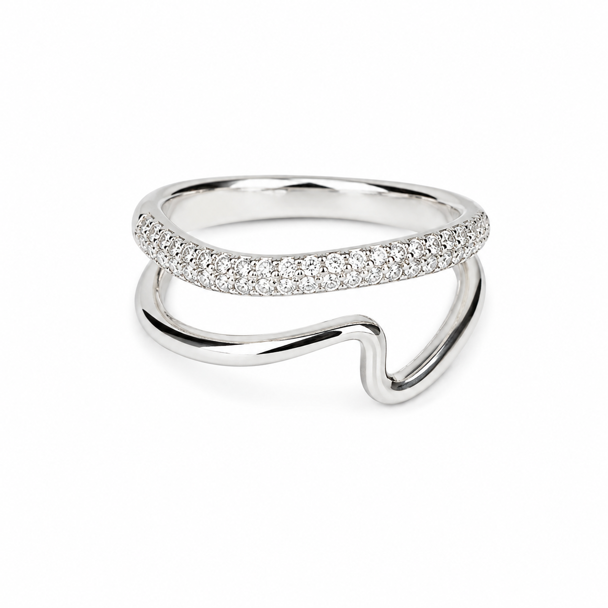 ANILLO DOBLE CON CURVA