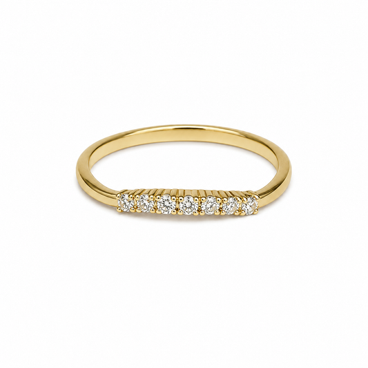 ANILLO LINEA CZ CURVA