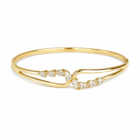 BRAZALETE CRUZADO CZ