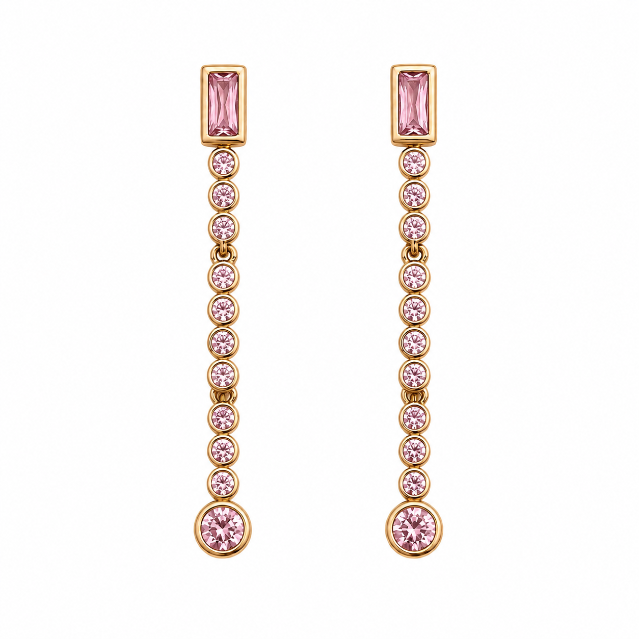 ARETE LLUVIA ROSA