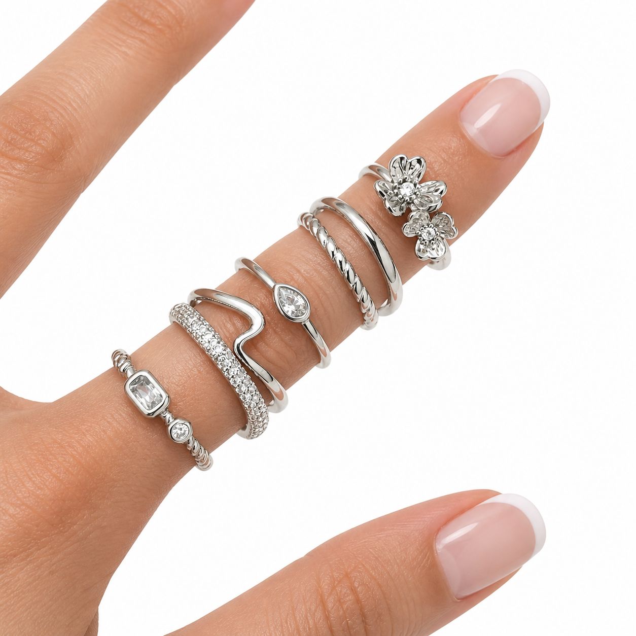 ANILLO DOBLE CON CURVA