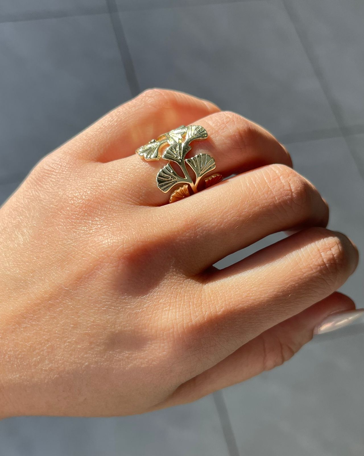 ANILLO HOJAS